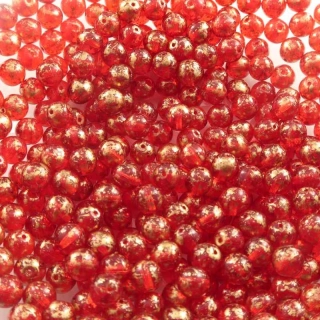 Skleněné kuličky 8mm balení 20 kusů